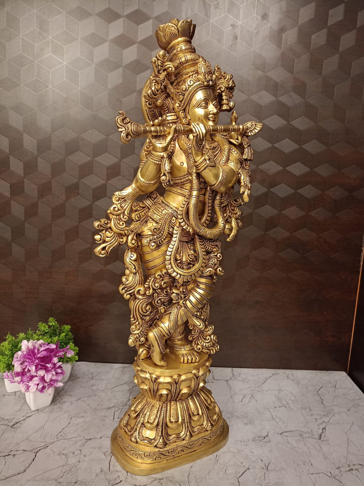 brass krishnar idol pooja gift home decor vgocart coimbatore india5 scaled