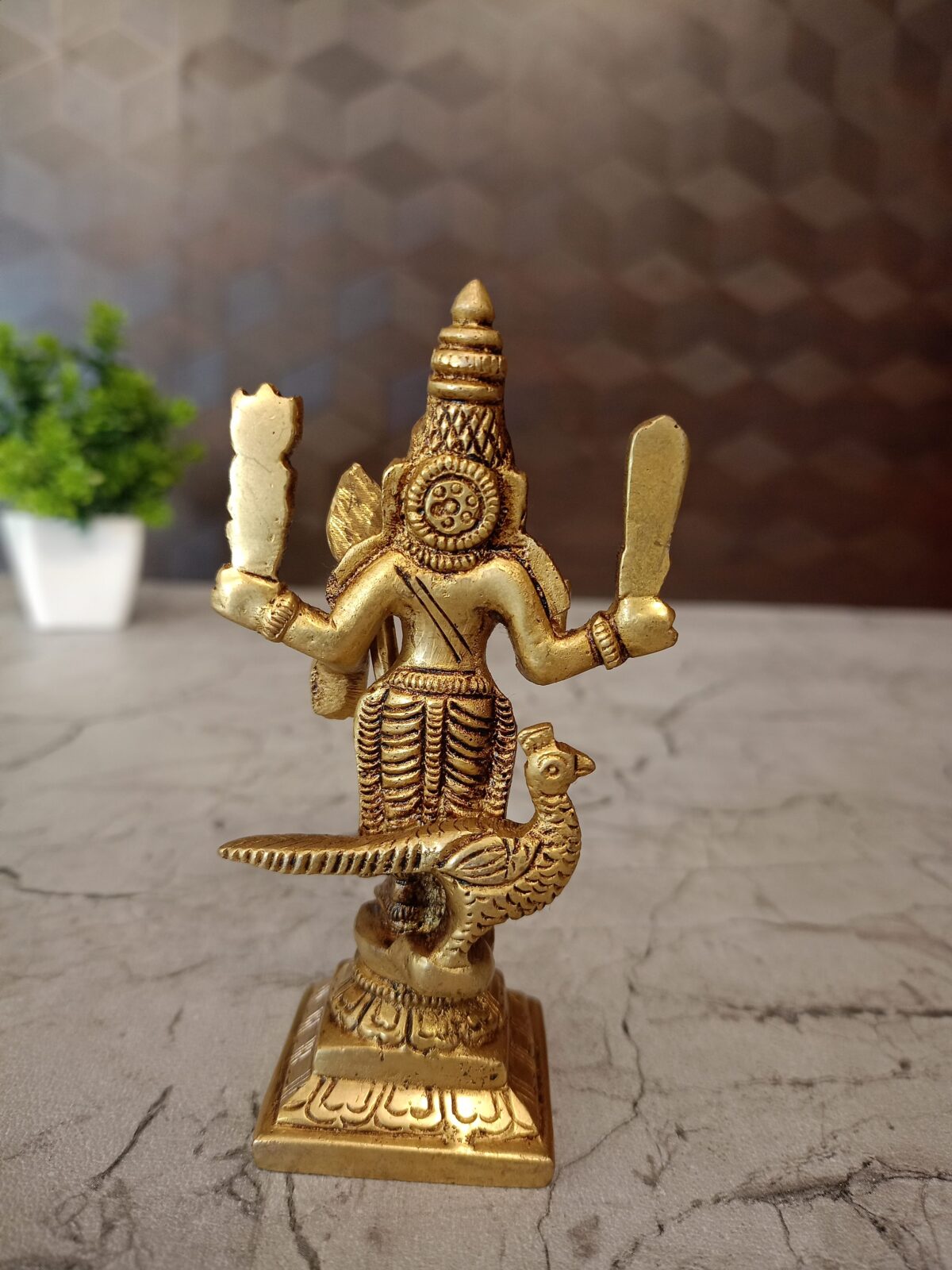 brass murugan idol pooja gift vgocart coimbatore india1 scaled