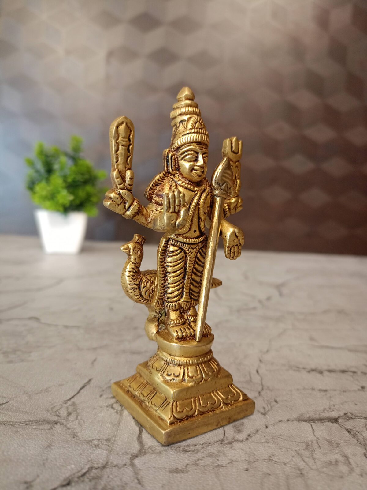 brass murugan idol pooja gift vgocart coimbatore india3 scaled