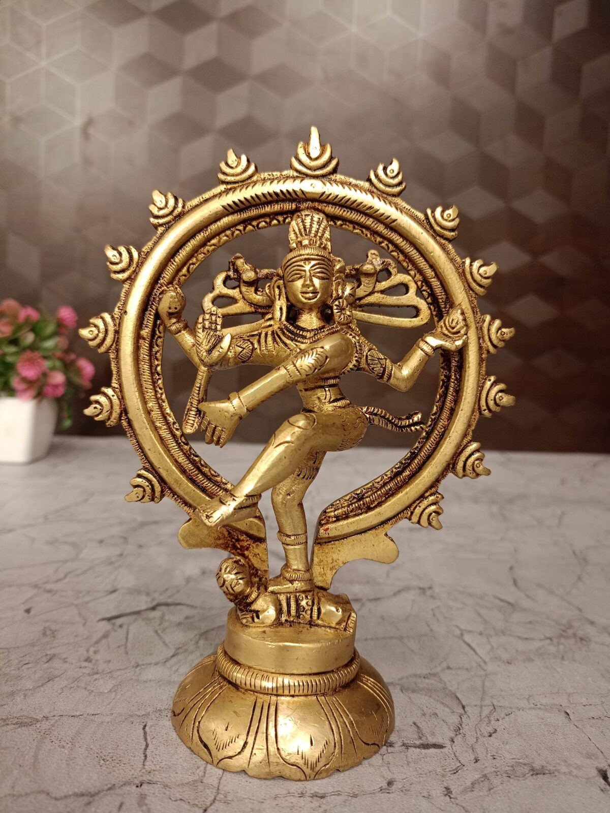 brass natarajar idol pooja gift vgocart coimbatore india scaled