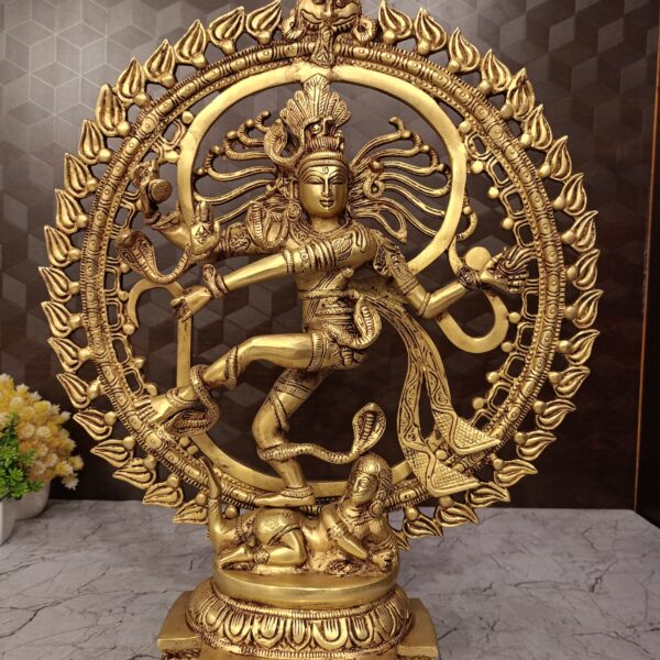 brass natarajar statue pooja gift coimbatore india2