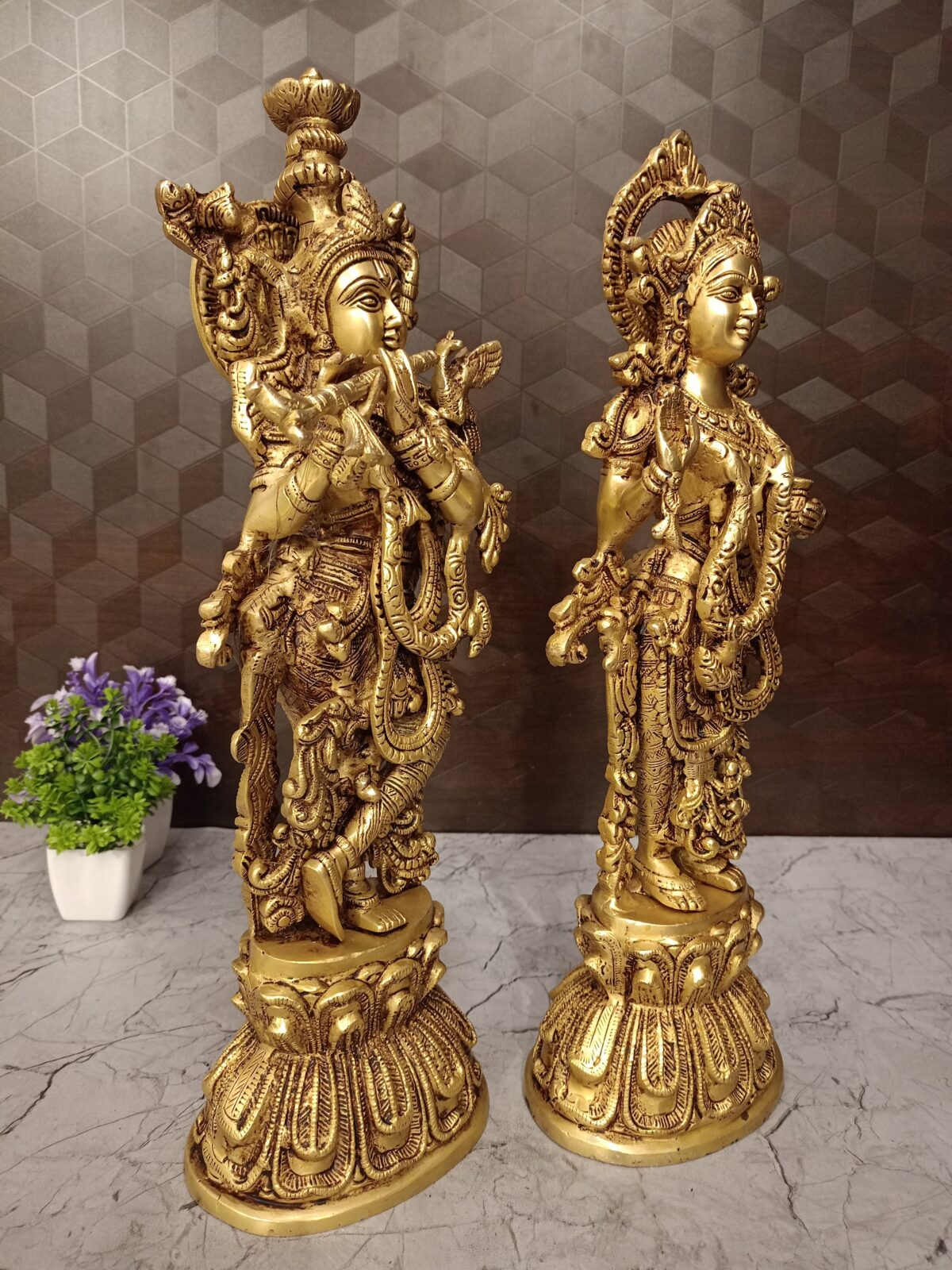 brass radha krishna idol pooja gift vgocart coimbatore india2 scaled