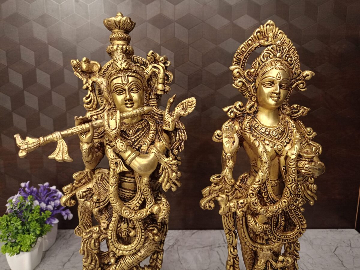 brass radha krishna idol pooja gift vgocart coimbatore india5 scaled