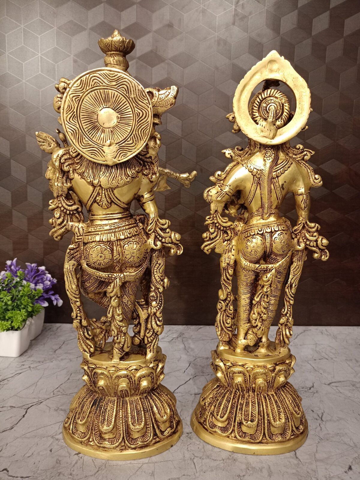 brass radha krishna idol pooja gift vgocart coimbatore india6 scaled