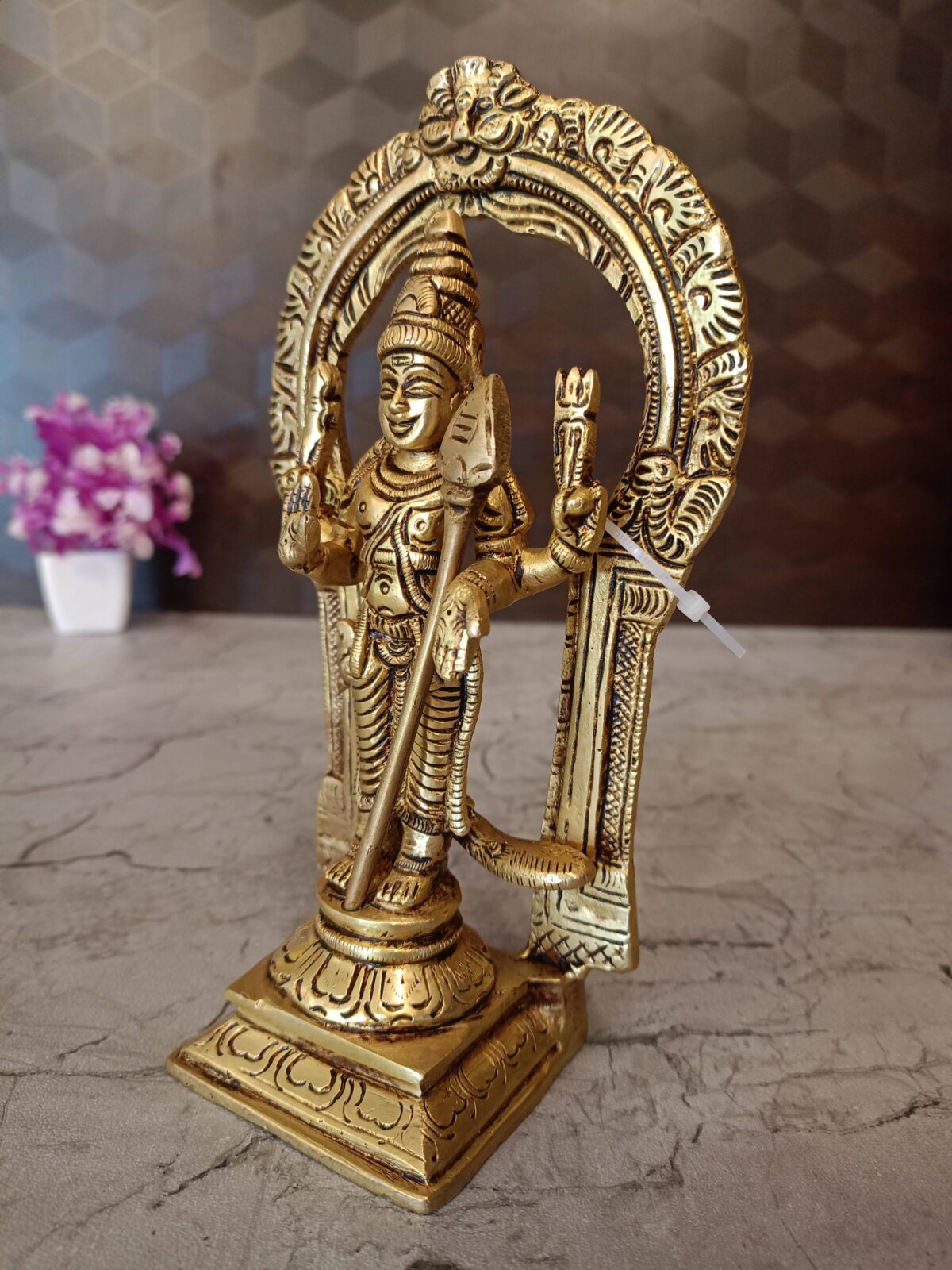 brass arch murugan statue pooja gift vgocart coimbatore india1 scaled