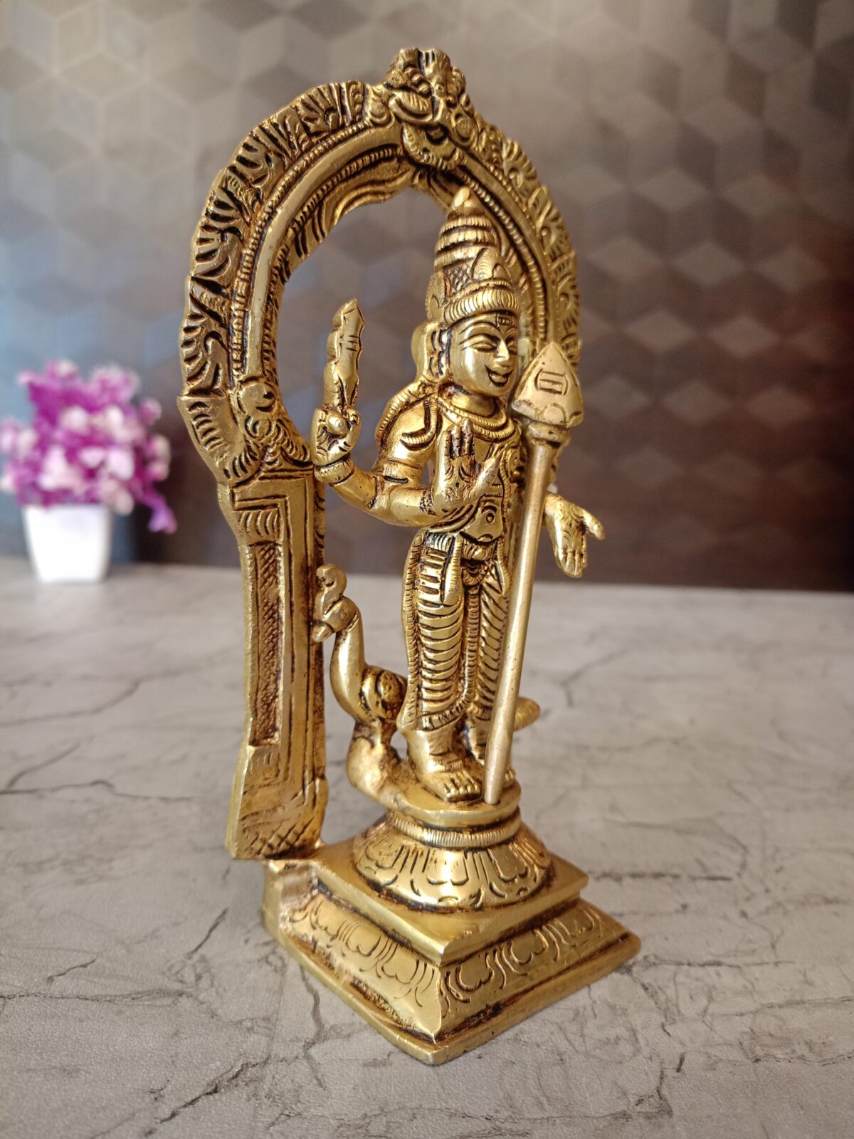 brass arch murugan statue pooja gift vgocart coimbatore india2 scaled