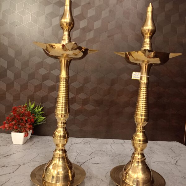 Buy Brass Kuthu Vilakku 19"