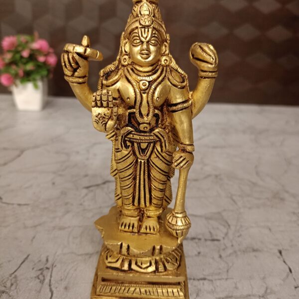 Buy Brass Vishnu Statue 6.5"