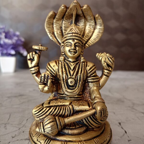 brass vishnu idol pooja gift vgocart coimbatore india