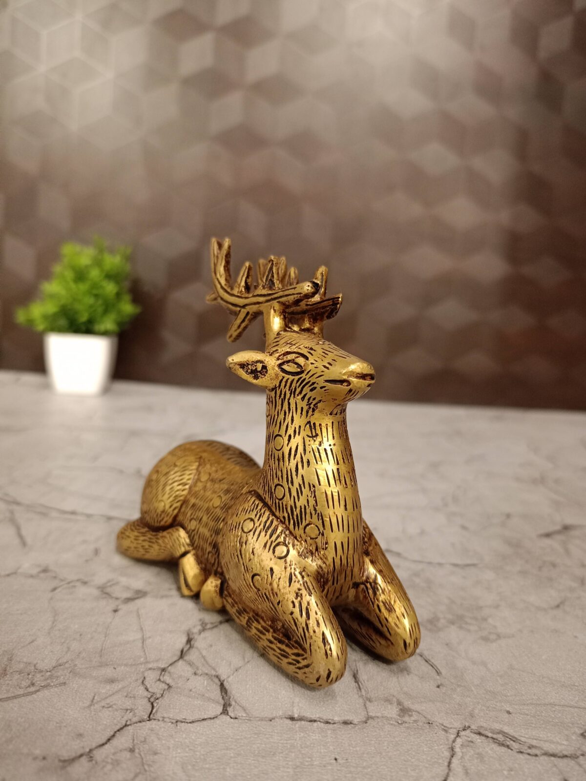 brass deer gift home decor vgocart coimbatore india scaled