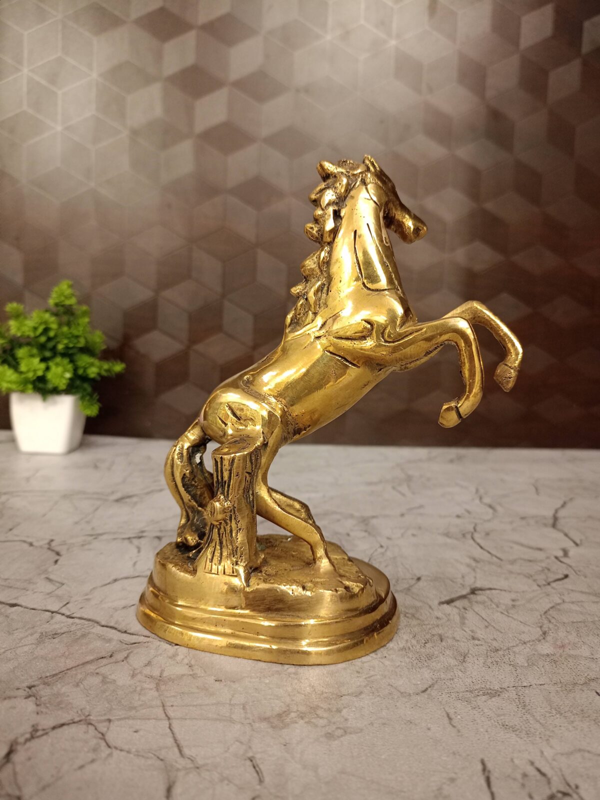 brass horse gift home decor vgocart coimbatore india3 scaled