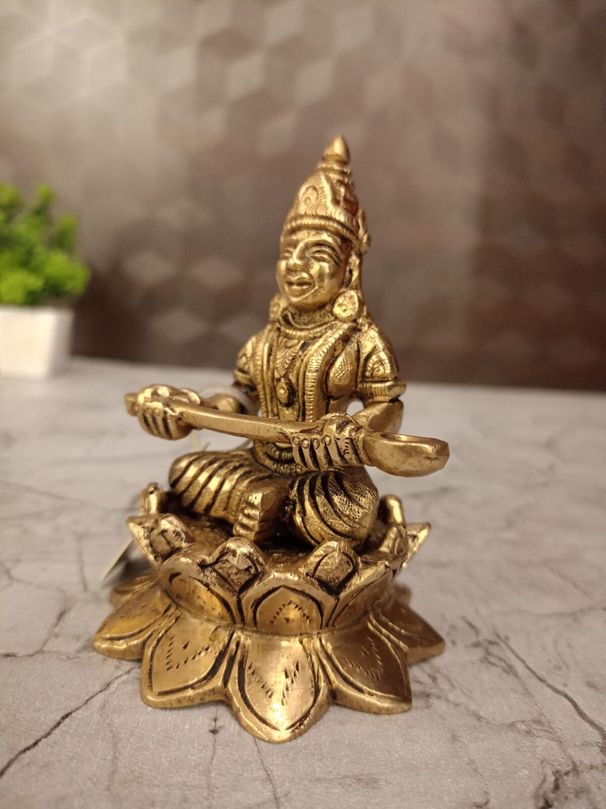 brass lotus base anna poorani pooja gift vgocart coimbatore india1 scaled