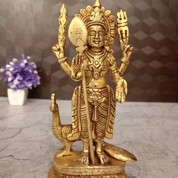 brass murugan idol pooja gift vgocart coimbatore india