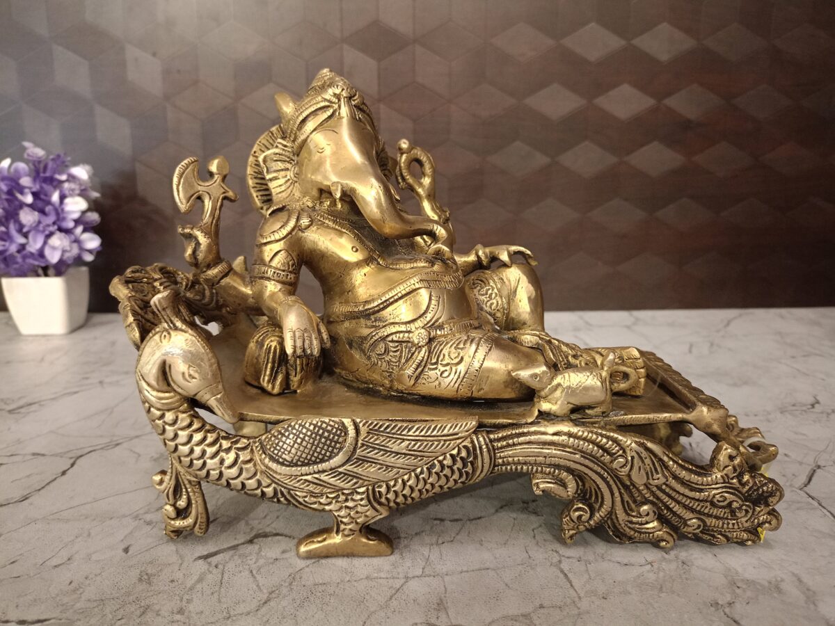 brass sofa ganesha idol pooja gift vgocart coimbatore india scaled