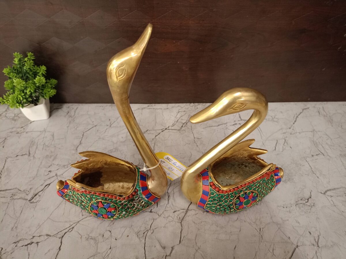 brass stone annam swan home decor pooja gift antique vgocat coimbatore india5 scaled