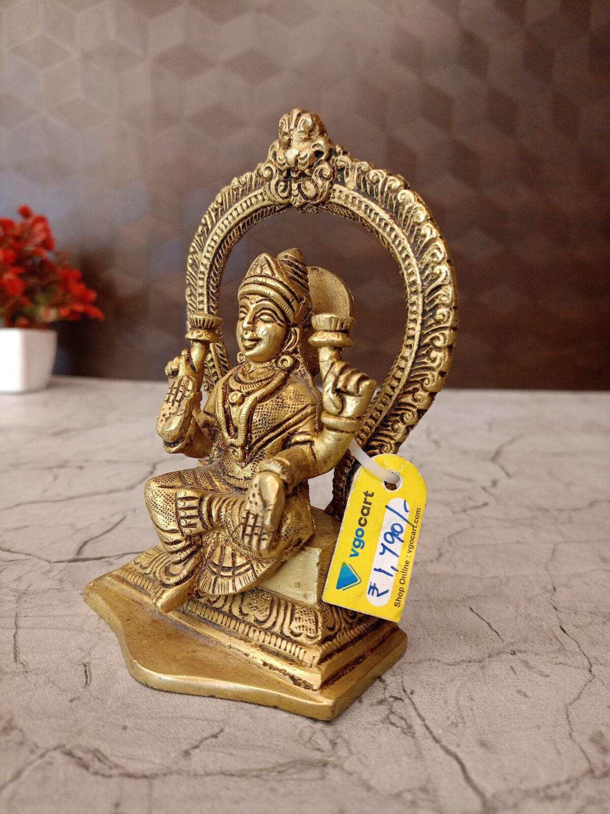 brass arch lakshmi idol pooja gift antique vgocart coimbatore india scaled