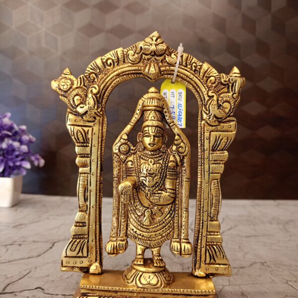 Brass Arch Perumal Statue 7.5"