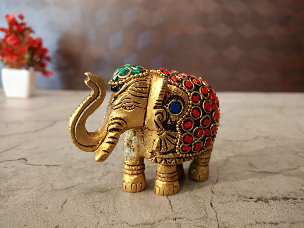 brass elephant home decor gift vgocart coimbatore india scaled