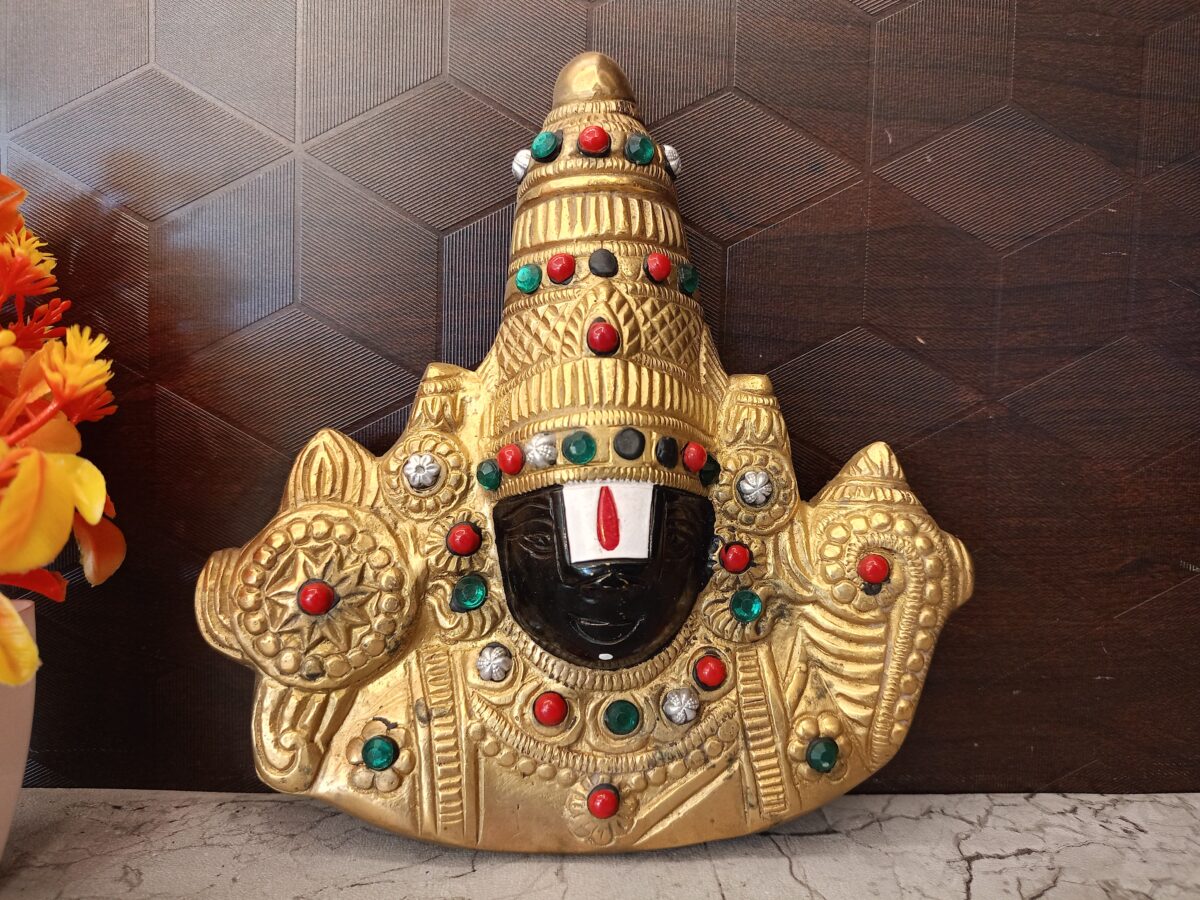 brass stone perumal idol pooja gift vgocart coimbatore india scaled