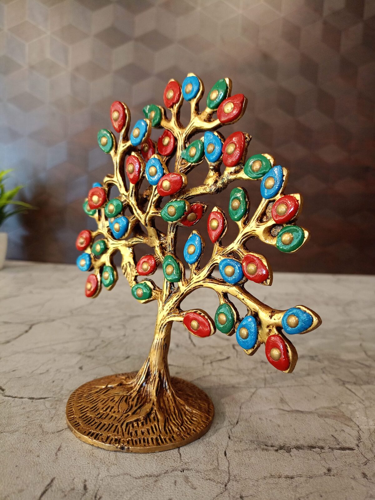 brass stone tree pooja gift vgocart coimbatore india5 scaled