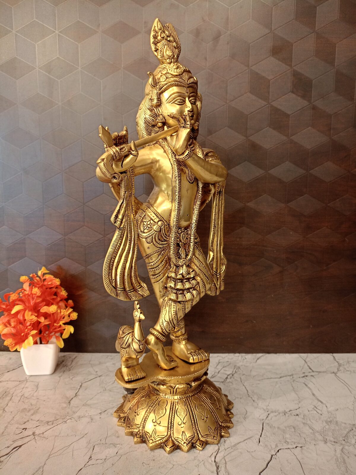 brass krishna idol pooja gift vgocart coimbatore india1 scaled