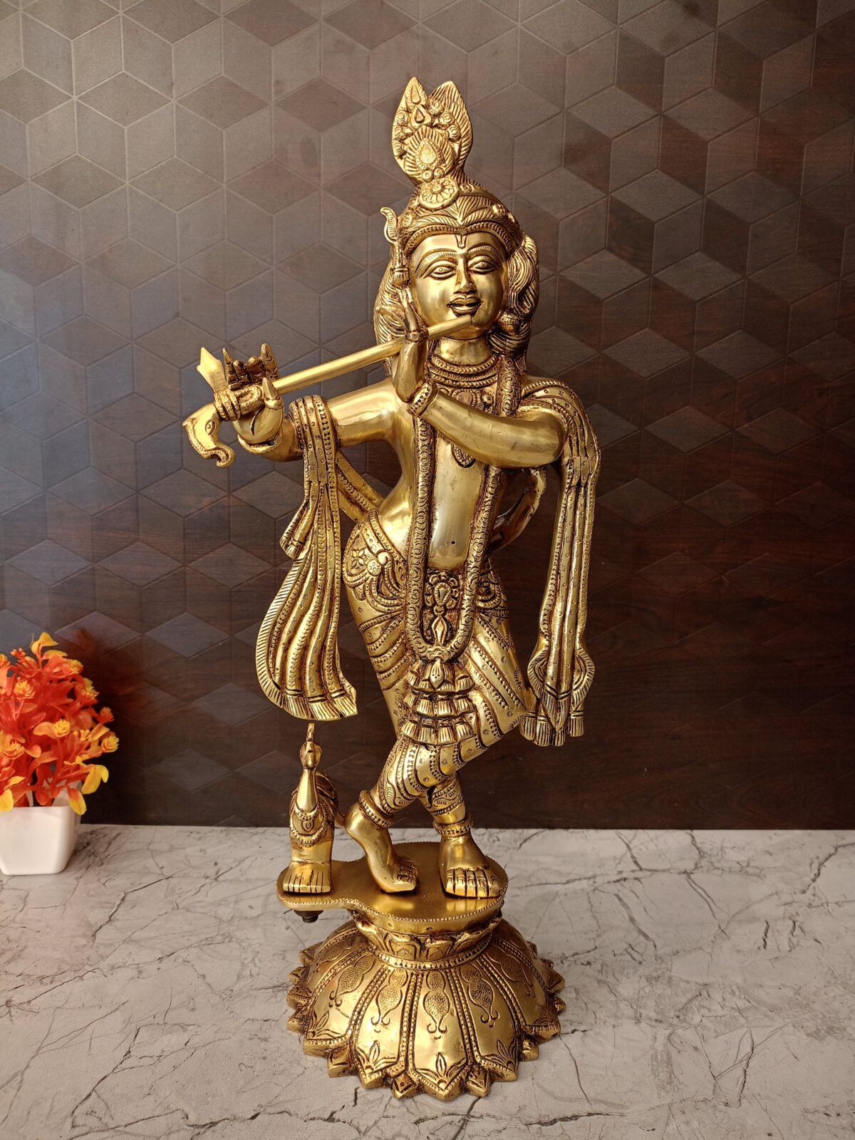brass krishna idol pooja gift vgocart coimbatore india3 scaled