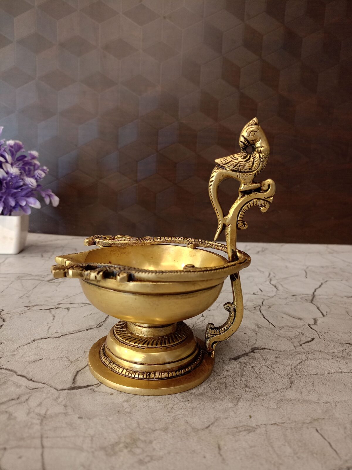 brass peacock handle diya pooja gift vgocart coimbatore india2 scaled