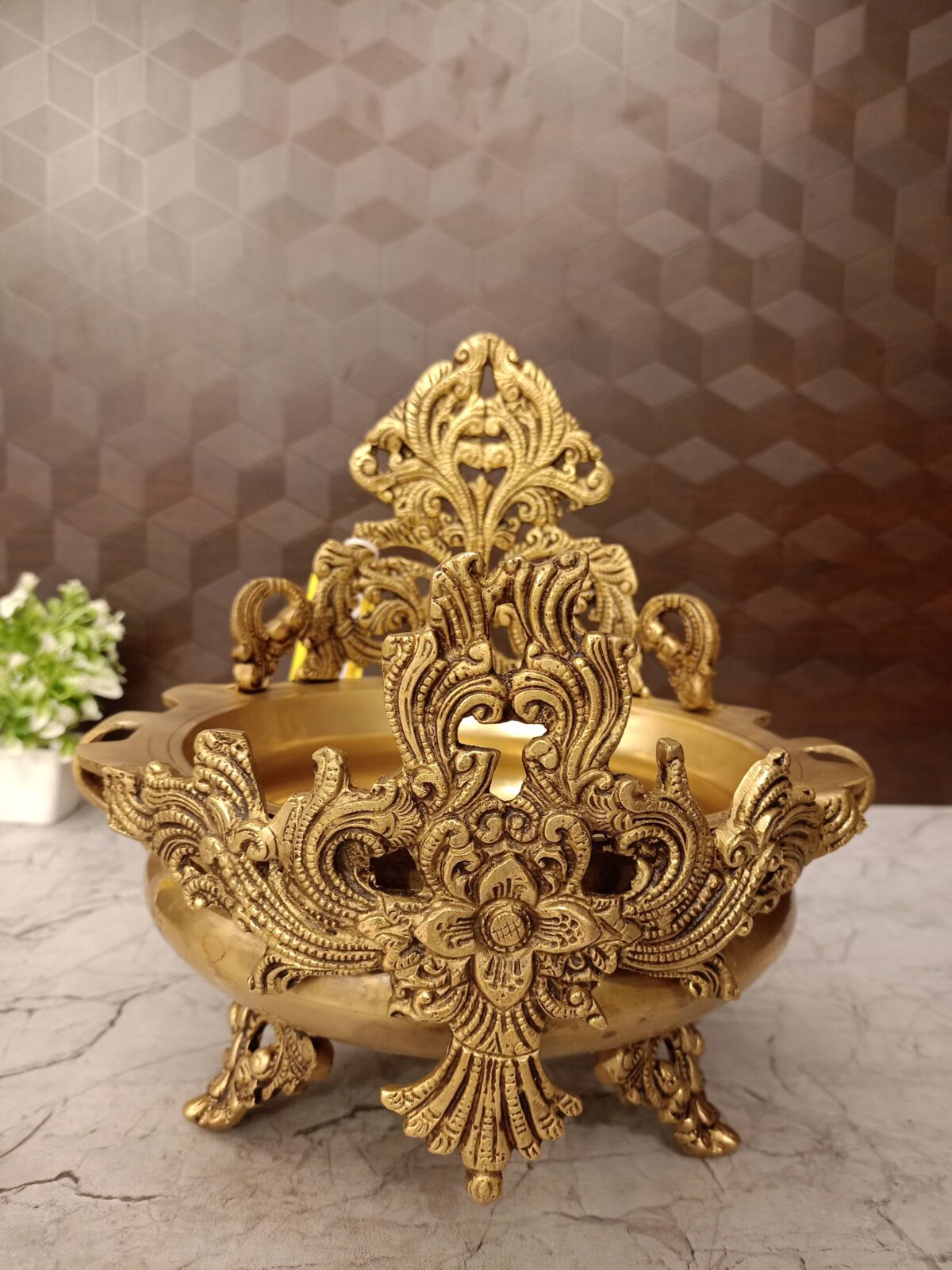 brass designer uruli pooja home decor gift vgocarrt coimbatore india5 scaled