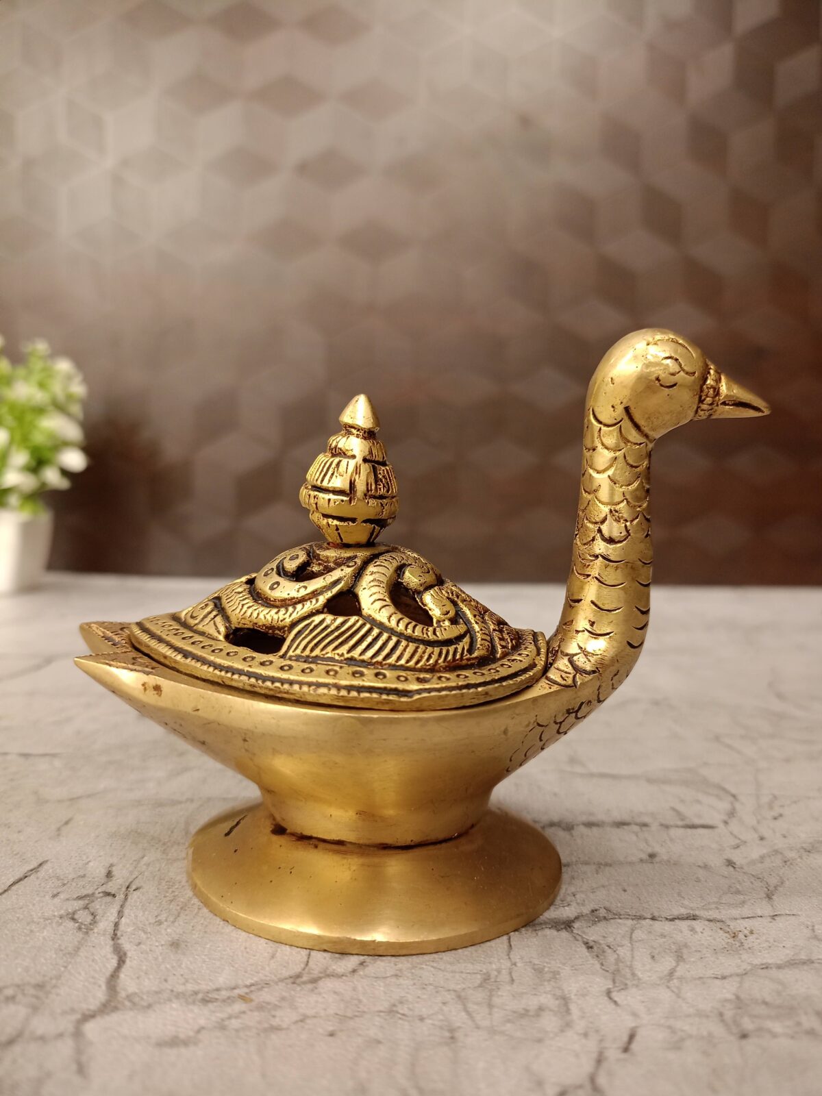 brass duck doop holder pooja gift vgocart coimbatore inida1 scaled