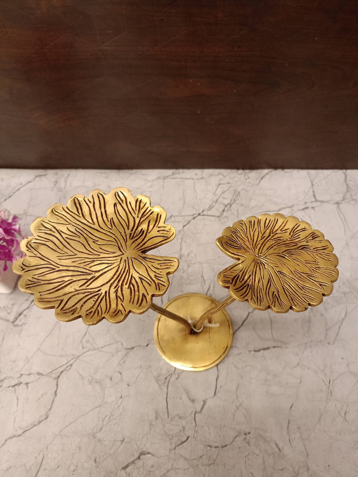 brass leaf gift home decor vgocart coimbatore india3 scaled